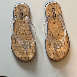 Michael Kors flip flops size 3 kids